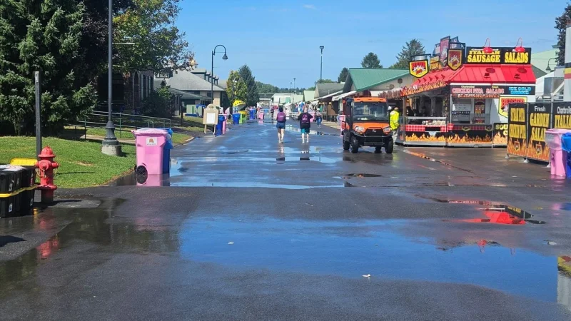 New York State Fair Rain Closure: Fairgrounds reopen after flooding