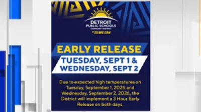 Detroit Public Schools Community District orders 3-hour early release — School Closures