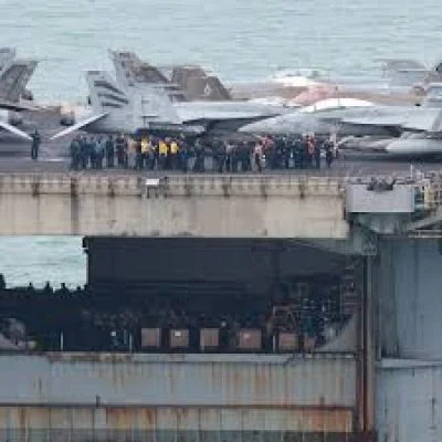 US Navy Ship Reaches Pattaya After 250 Days — Uss Abraham Lincoln (cvn-72)