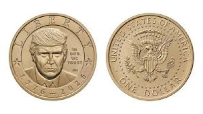 US Mint launches Trump Coins $1 issue for America's 250th anniversary