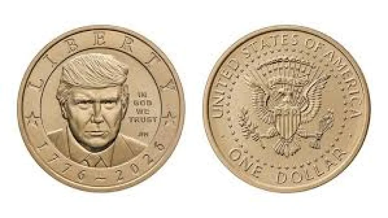 US Mint launches Trump Coins $1 issue for America's 250th anniversary