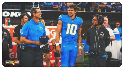 Jim Harbaugh faces Akheem Mesidor in third Chargers season