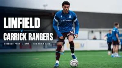 Ben Hall header puts Linfield ahead of 10-man Carrick Rangers — Linfield Vs Carrick