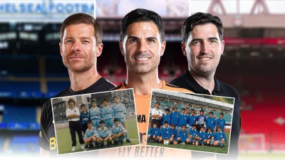 Arteta and Alonso face off as Arsenal and Chelsea managers