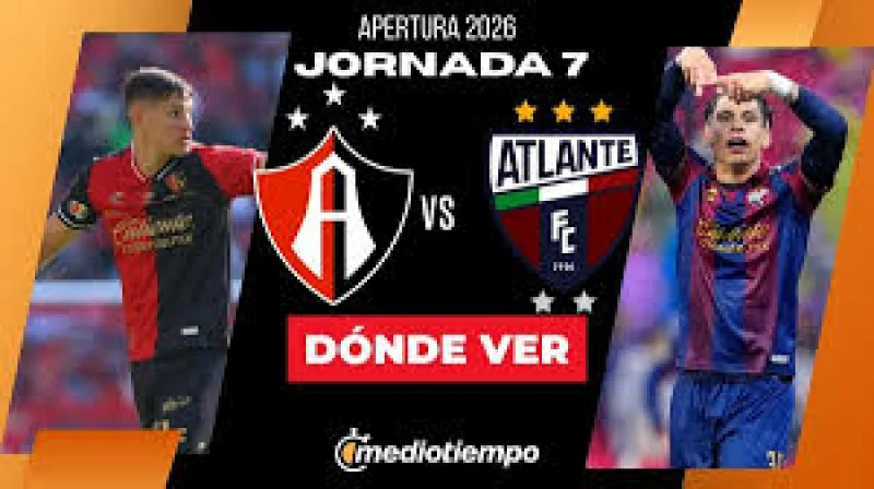 Atlas Vs Atlante in Jornada 7 at Estadio Jalisco — Hernán Crespo's Atlas want to keep climbing