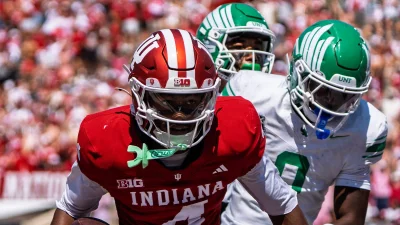 Davion Chandler's touchdown celebration brought Curt Cignetti's wrath — and that's the point at Indiana