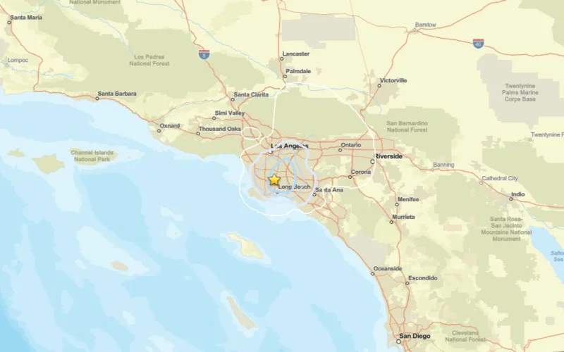 USGS reports 3.4 Compton Earthquake near Ontario, 226 responses