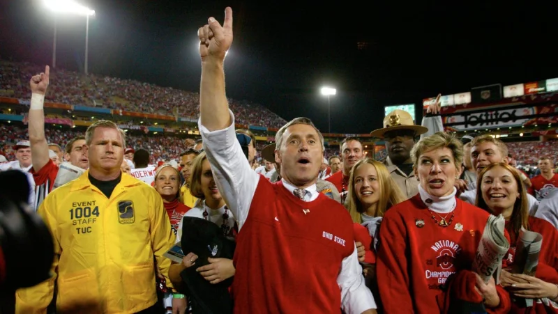 Jim Tressel Joins Woody Hayes and Paul Brown in Ohio State Ring of Honor