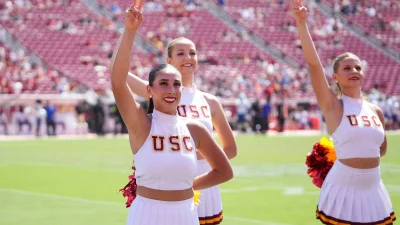 USC opener sparse attendance raises bigger scheduling questions, says Matt Leinart