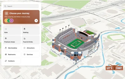 University Of Texas Football gameday map debuts with new 3D fan experience at DKR