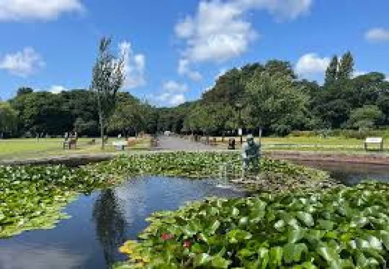 Lancashire Police investigate Lowther Gardens body found in pond