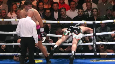 Thomas Carty's bout with David Allen ends in no contest after 82 seconds
