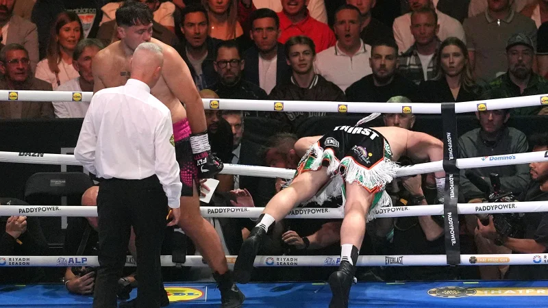 Thomas Carty's bout with David Allen ends in no contest after 82 seconds