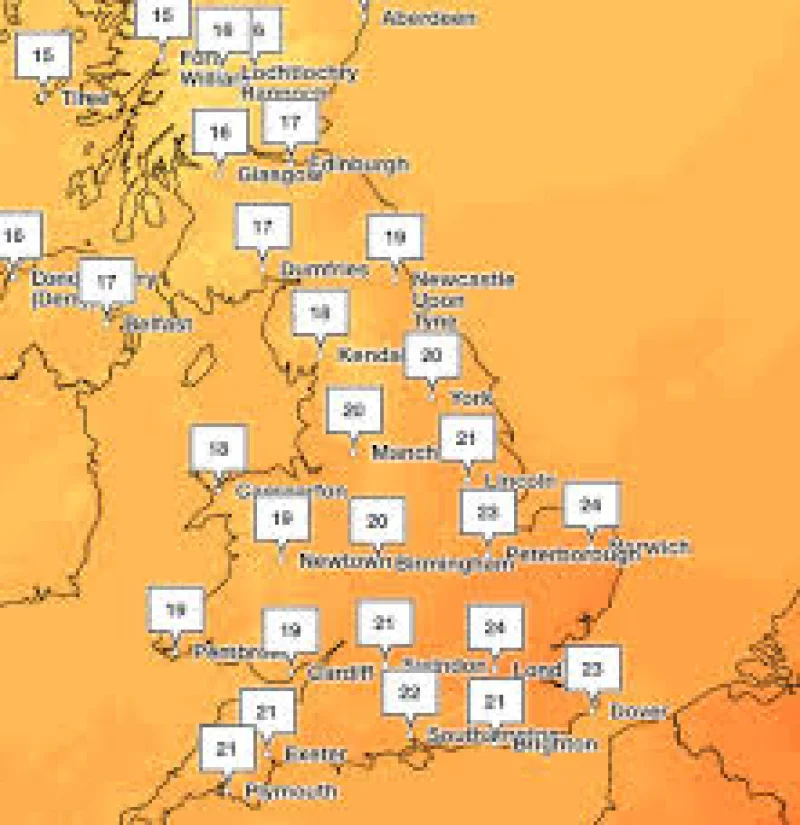 Bbc London Weather: UK forecast turns cooler with 50-60mph gusts