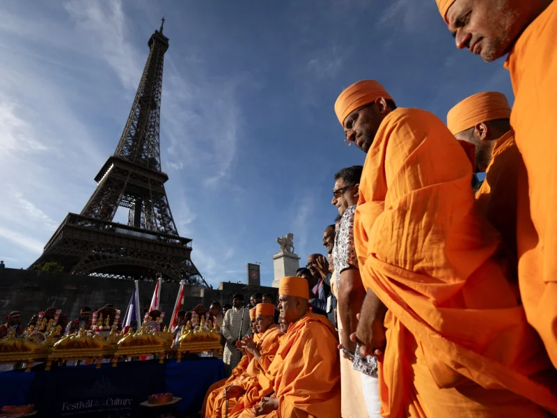 Diane Davoine says Eiffel Tower Hindu visit dispute closed tower