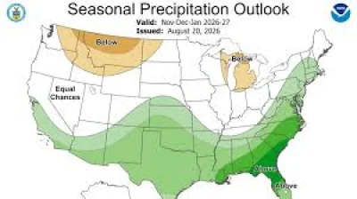 Farmers’ Almanac Winter Weather Map points to wetter New England, warmer Northeast