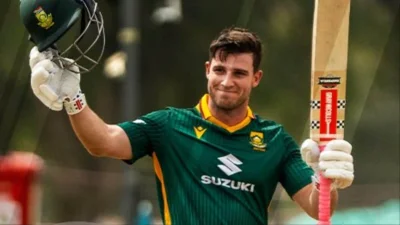 Jordan Hermann hits 150 on ODI debut to tie the world record