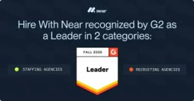 Hire With Near Wins G2 Leader Status in Two Categories — Recruitment Agency
