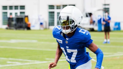 Darnell Mooney's years with Matt Nagy suddenly matter a lot to the Giants