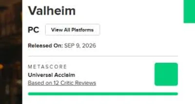 Valheim 1.0 Lands on September 9 With Deep North and Metacritic