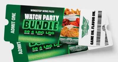 Wingstop Wing Pass launches with 18 Watch Party Bundles for 100 members