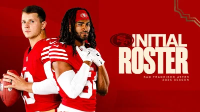 49ers Schedule 2026: San Francisco set its initial roster by the August 30 deadline