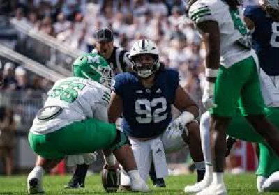 Siale Taupaki pays for his parents’ internet so they can watch him at Penn State