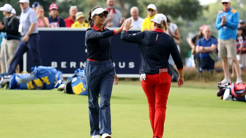 Alison Lee and Lauren Coughlin Deliver a 6 and 5 Lift for the U.S. at the Solheim Cup