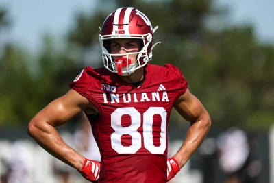 Charlie Becker delivers two touchdowns in Indiana's 52-16 opener