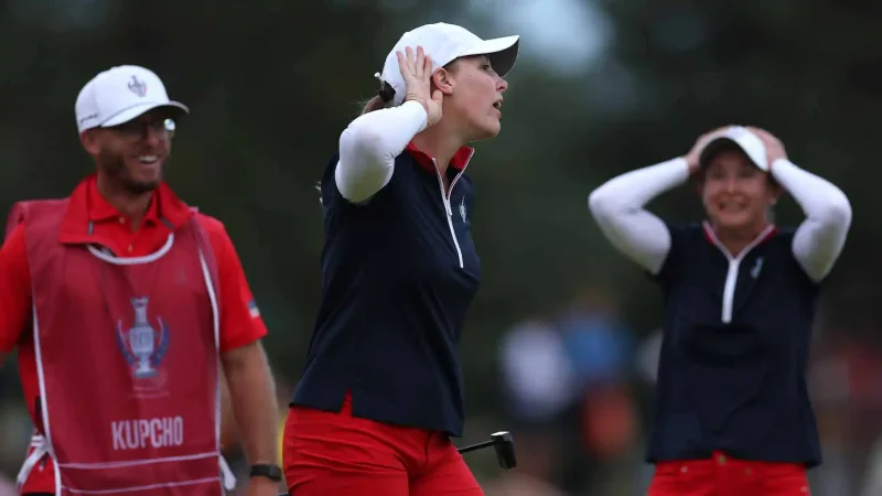 Solheim Cup Singles: 8-8 tie after Saturday sets up a brutal Sunday shootout