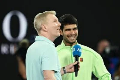Jim Courier’s terrifying January 2005 interview debut