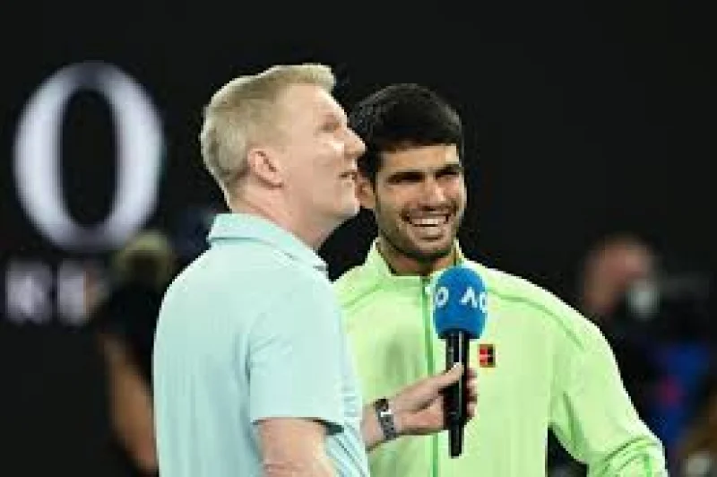 Jim Courier’s terrifying January 2005 interview debut