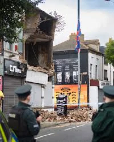 Shankill Road closed after collapse near Tennent Street and Brookmount Street