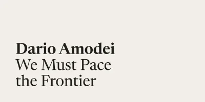 Dario Amodei says AI growth must slow — Jack Clark Anthropic