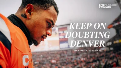 Patrick Surtain Ii reflects on Broncos' AFC Championship Game loss to the Patriots and his Denver adjustment