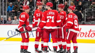 Shawn Horcoff handles Red Wings duties as GM role stays vacant at training camp