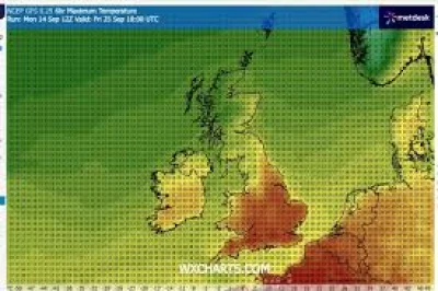 Uk September Warm Spell 28°c Met Office: No Heatwave Expected