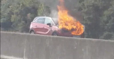 Dorset & Wiltshire Fire and Rescue Service tackles A338 fire near Ashley Heath Roundabout