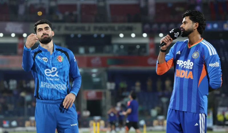Afghanistan win toss, elect to bowl in third T20I — India National Cricket Team Vs Afghanistan National Cricket Team Match Scorecard