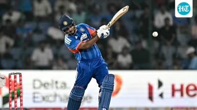 Sanju Samson's 57 off 22 balls powers India Vs Afghanistan win in second T20I