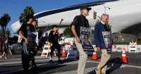 Fair Games Coalition Protest Targets Mellody Hobson at Lucas Museum
