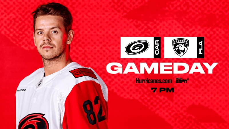 Pyotr Kochetkov Back Between the Pipes as Carolina Hurricanes Open Preseason in Florida