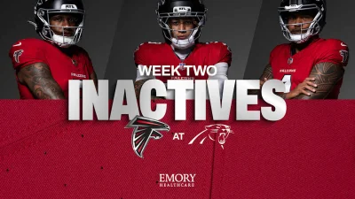 Falcons Score Week 2 availability twist: Tua Tagovailoa inactive as Atlanta manages a thin roster