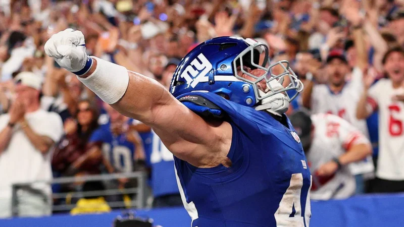 Eli Manning says Cam Skattebo is like Jeremy Shockey