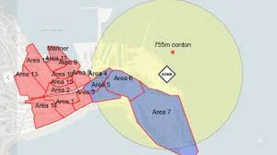 Ian Thompson urges evacuation as Falmouth bomb cordon expands to 755m