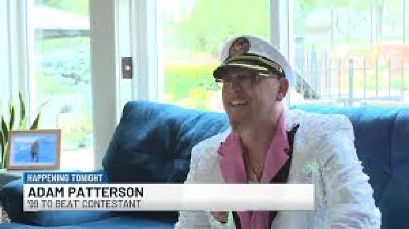 Adam Patterson competes on 99 To Beat for $1 million