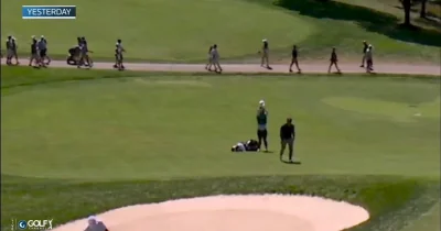 Cliff Ellis quits Alejandro Tosti mid-round at the Biltmore Championship — Alejandro Tosti Caddie Cliff Ellis Split