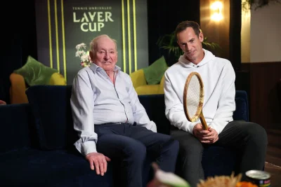 Rod Laver's 400-gram racquets show how much tennis has changed