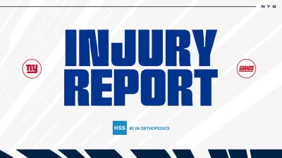 Three Giants questionable for Giants Vs Titans Week 3 injury report