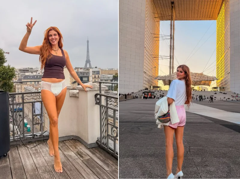 Ashley James Wore Adult Diaper in Paris After Pad Loss